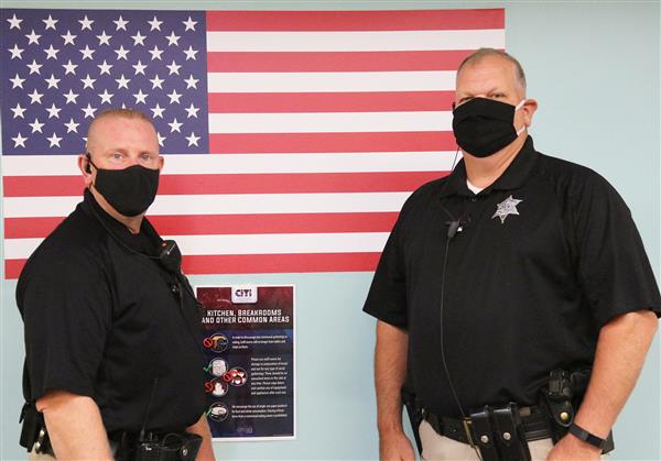 CiTI school resource officers Jeffrey Margrey and Steven Stonecypher went above and beyond in recent months to ensure safety 